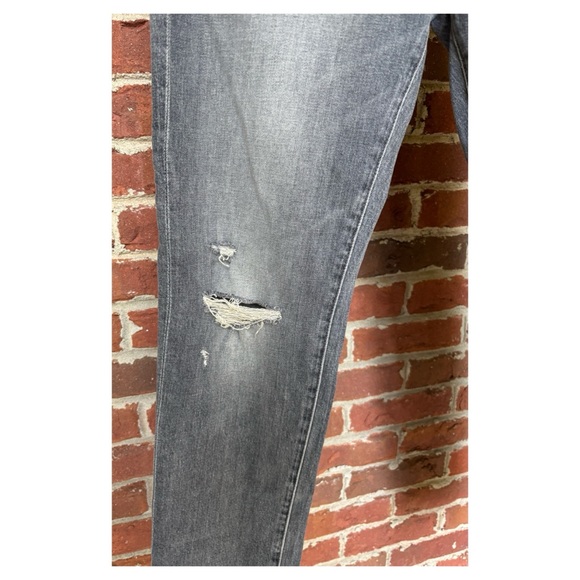 NWOT Anthropologie MOTHER Scraper Relaxed Cuff Ankle in Unstitched In The Dark - Picture 6 of 13